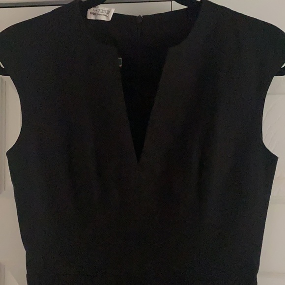 Black Linen A Line Dress (Size 32) - Picture 2 of 4